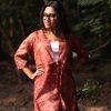 Manjistha & Gallnut Natural Dye Mulberry Silk Shrug